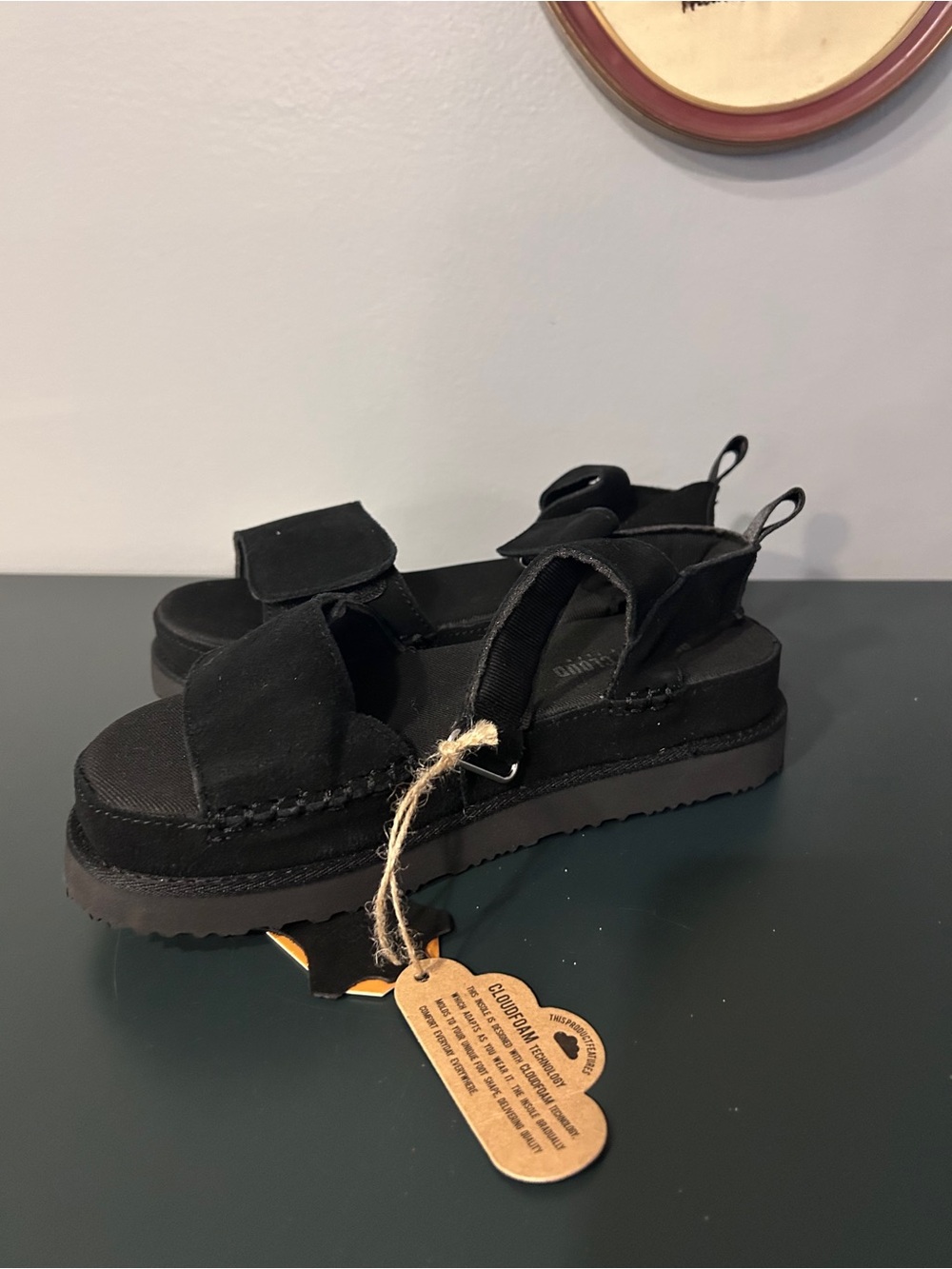 Project Cloud Sandal Black Size 7.5